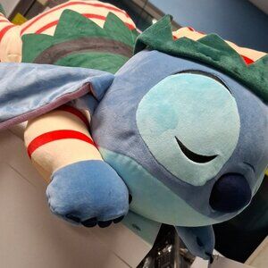 Blue and Red Striped stitch elf Christmas holiday squishmellow